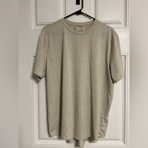 T22- HOKA Beige Crew Neck T-Shirt